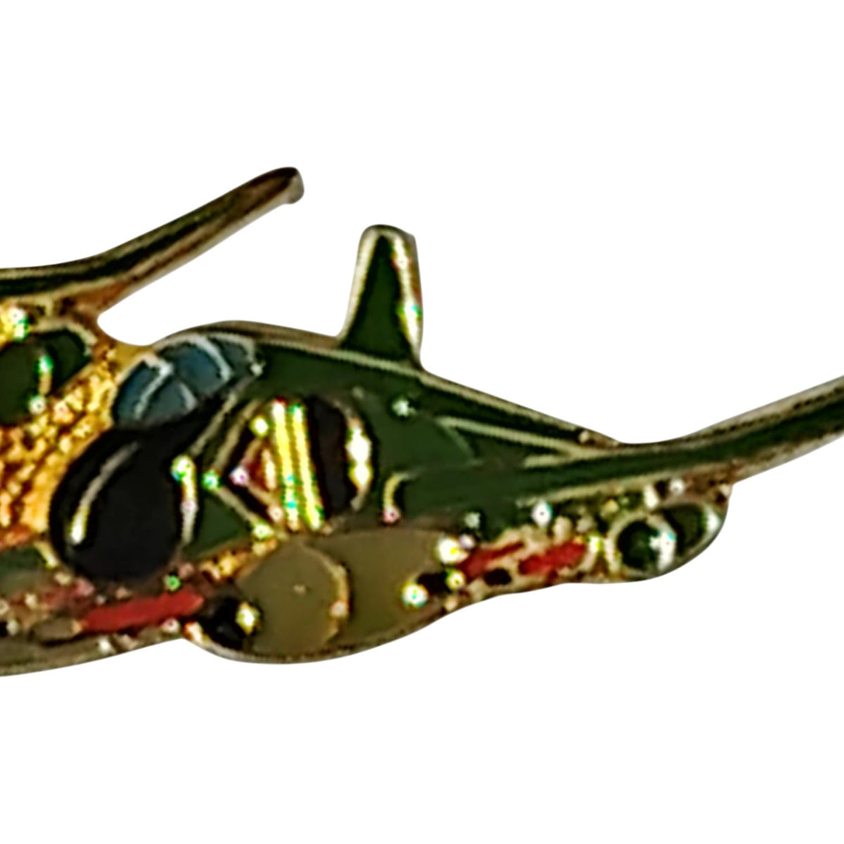F-4S Phantoms Aircrafts In Formation Hat, Lapel, Brooch Pin 1-7/8"W x 5/8"H