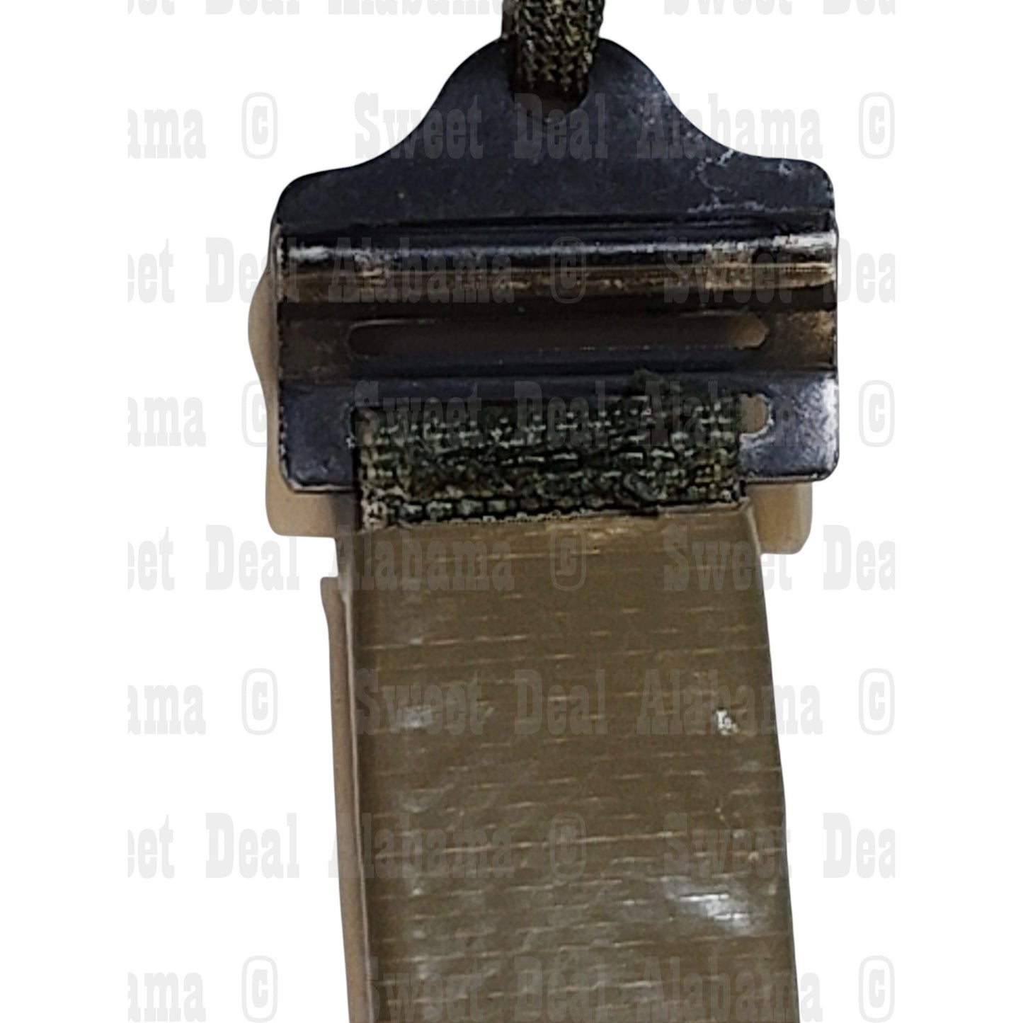 Military 23" Green Webbing Strap – 1" Wide, Metal Buckle, Utility Tie-Down