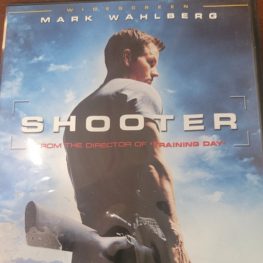 Shooter DVD 2007 Action Thriller, Widescreen, Mark Wahlberg, Paramount Release