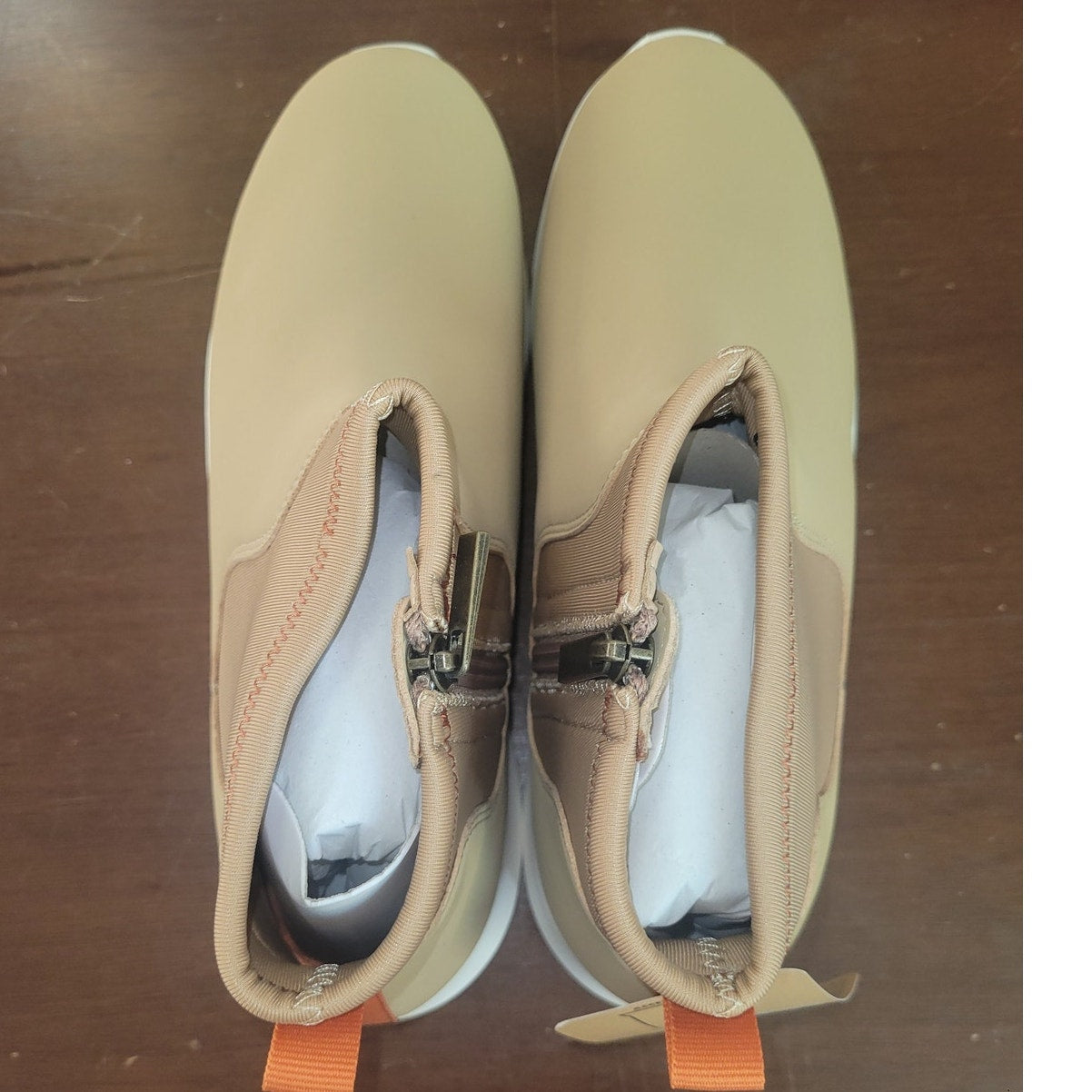 Spenco Women’s Paddock Chelsea Boot, Tan, Size 9.5, Neoprene Collar & Medial Zip