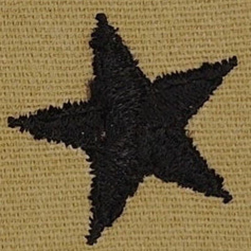 VTG US Army Brigadier General 1 Star Rank Patch Strip – Desert Tan Black Sew-On