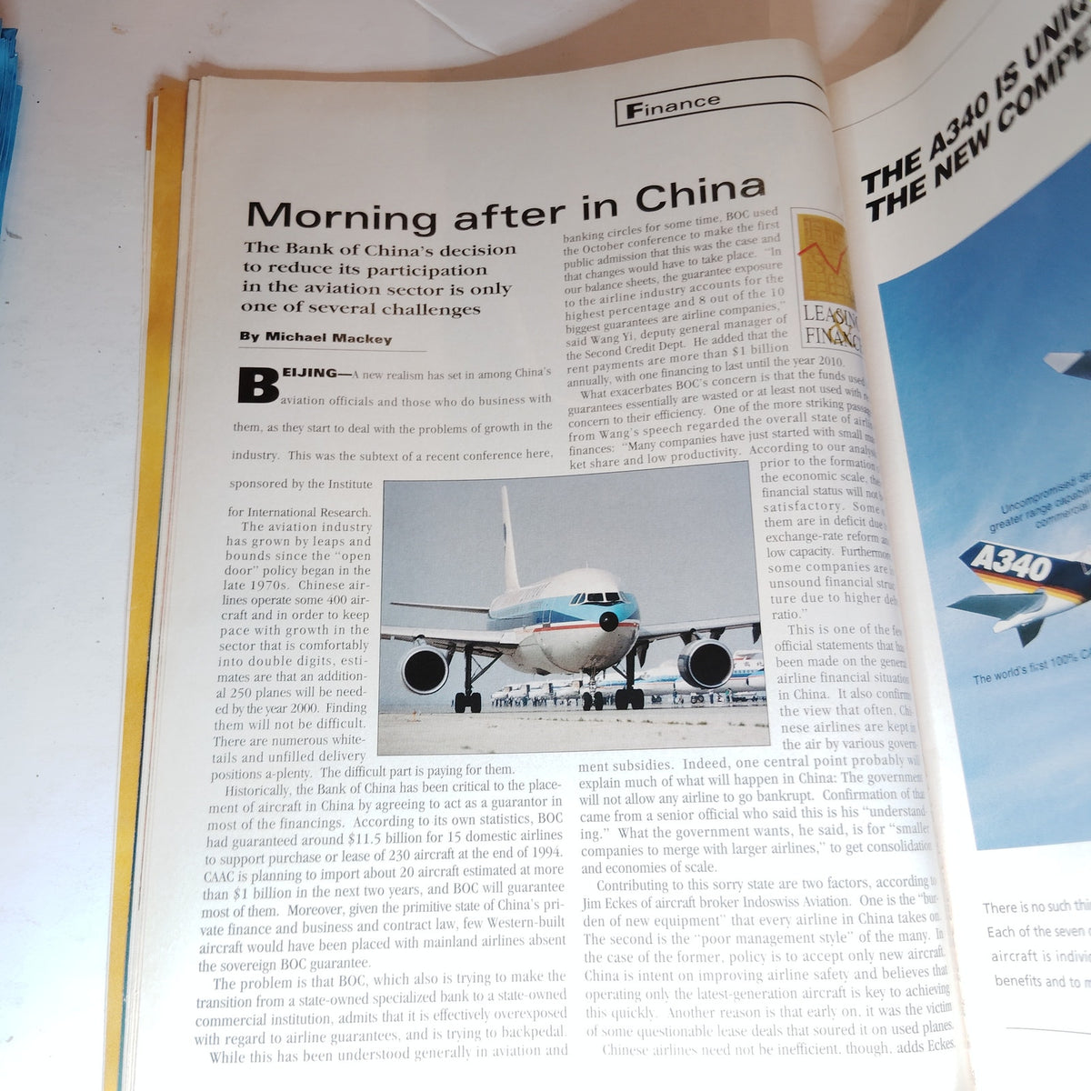Air Transport World Magazine - December 1995 "IS IT SAFE?" Aviation Industry