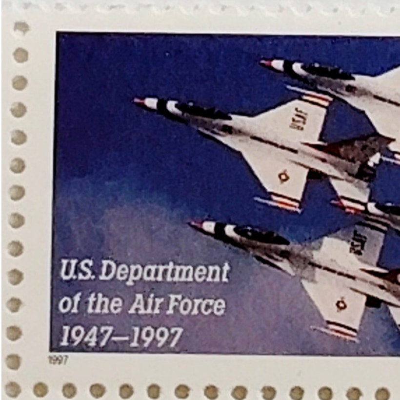 Plate Block of 4 – 1997 USA 32¢ Air Force 50th Anniversary MNH Scott 3167 P1111