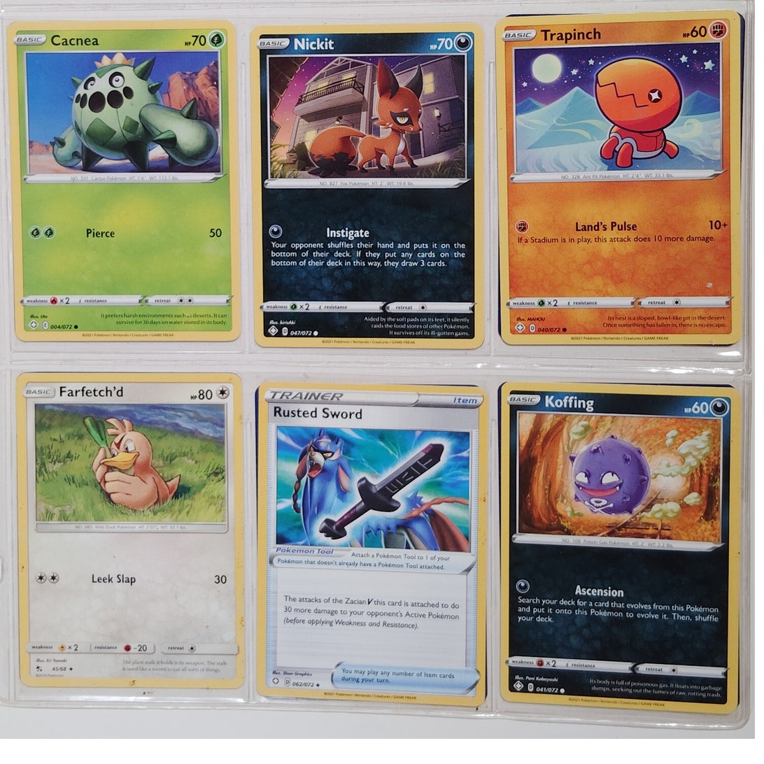 18 Random Pokémon Cards Pictured, Actual Photos Provided
