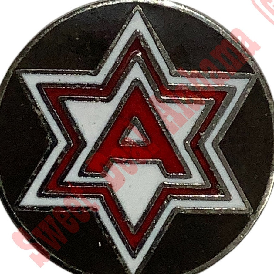 Sixth (6th) ARMY, U.S. MILITARY Medal Lapel / Hat Pin  7/8"D