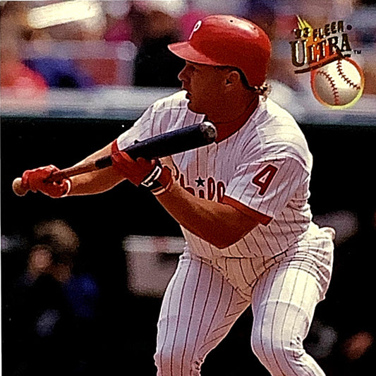 Lenny Dyksra, Houston Astros, MLB, Fleer Ultra Baseball 1993, Card 439, EX/NM