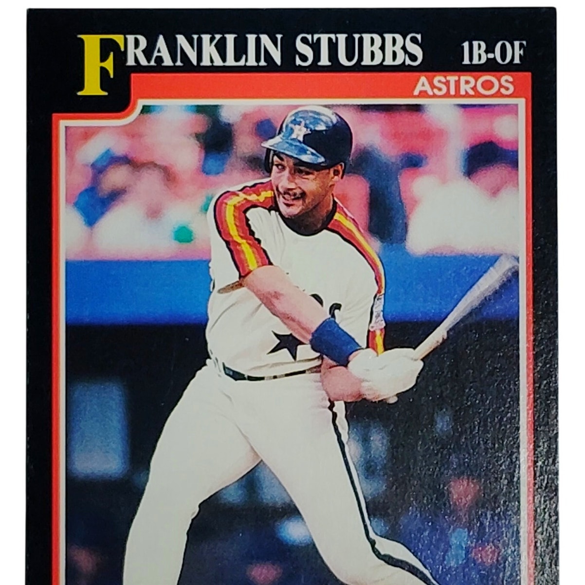 1991 Score Franklin Stubbs Card #308 Houston Astros 1B VG/EX