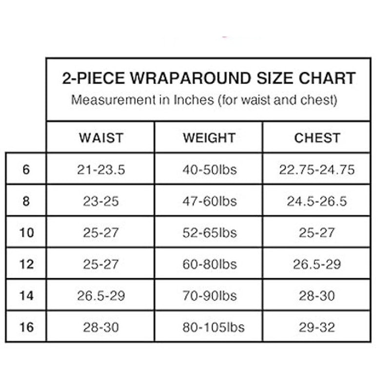 Kanu Surf girls Coral Reef Beach Sport Wrap Around Bikini 2-piece Two Piece Swimsuit, Solid Black, 14, NWT