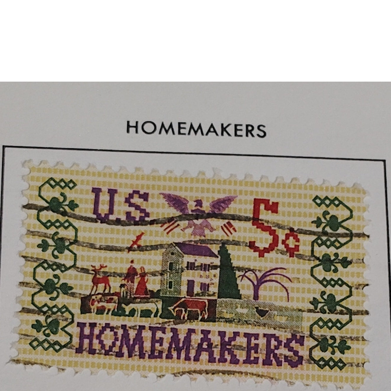 1964 Scott #1254 – 5¢ Homemakers / Smith-Lever Act Tribute – Canceled