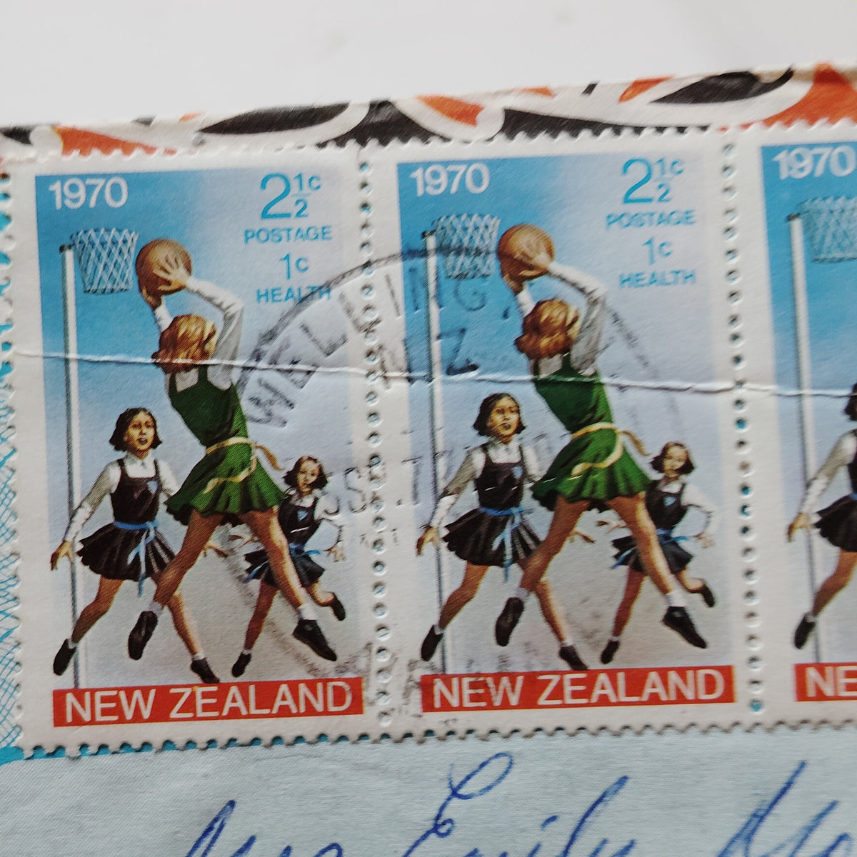1972 New Zealand Aerogramme Health Stamps Whangarei Cover Letter to Alabama