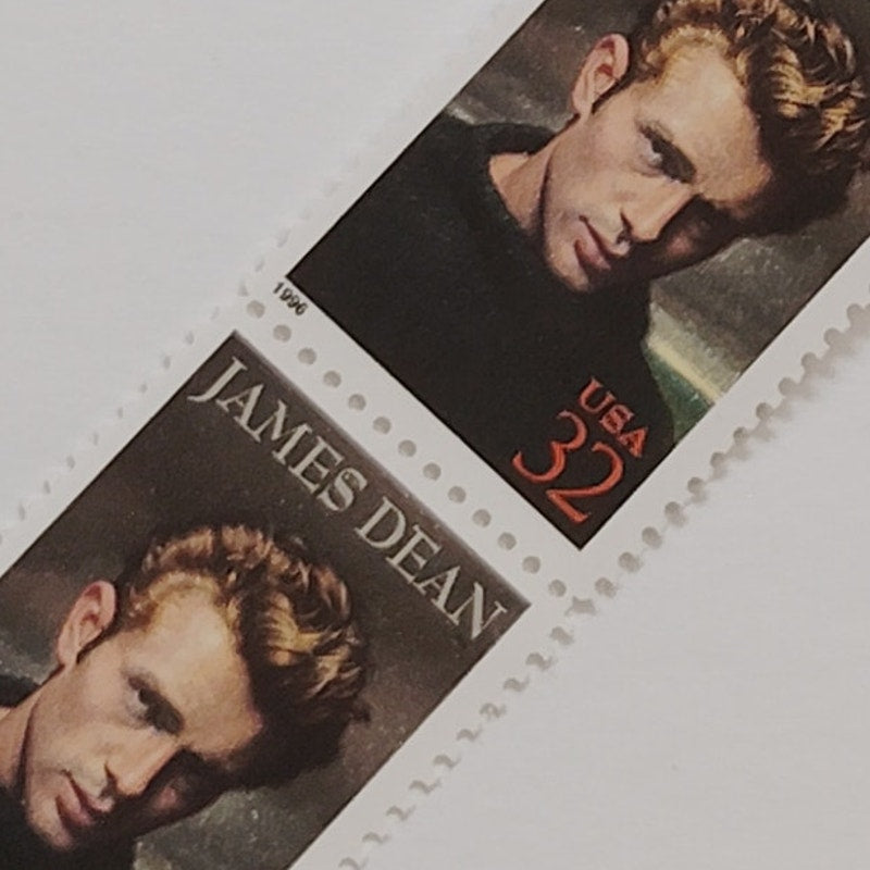 Strip of 4 – 1996 USA 32¢ James Dean Legends of Hollywood MNH – Scott 3082