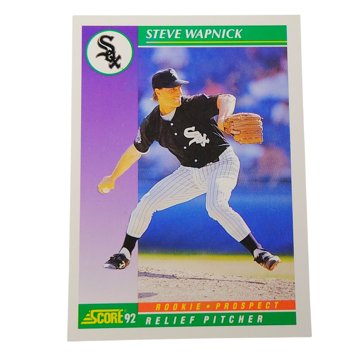 1992 Score Steve Wapnick RC #863 Chicago White Sox P Rookie MLB Baseball Card NM