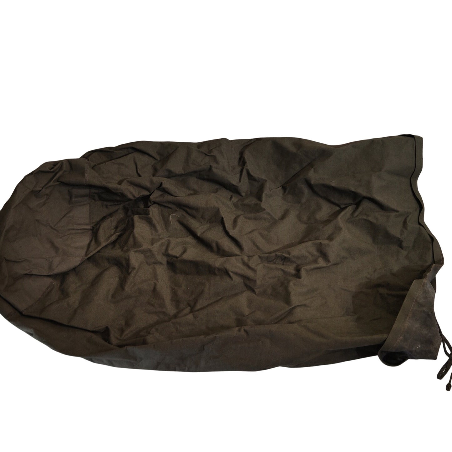 1967 Military Waterproof Clothing Bag, Green, Corner Cut & Pin Holes