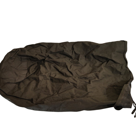 1967 Military Waterproof Clothing Bag, Green, Corner Cut & Pin Holes