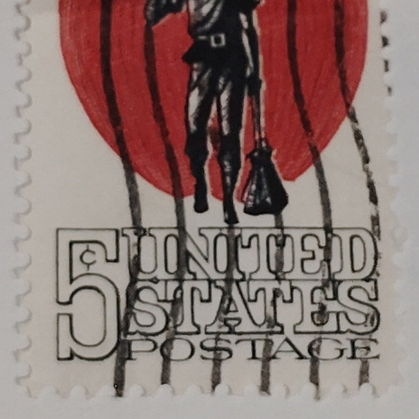 1966 Scott #1317 – 5¢ Johnny Appleseed / Prominent Americans Series – Canceled
