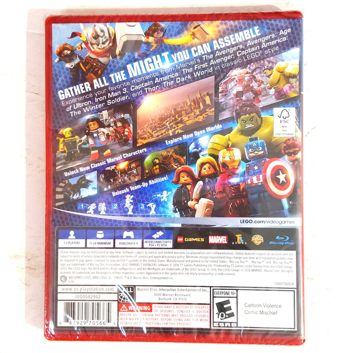 LEGO Marvel's Avengers PlayStation Hits PS4 Game Marvel Super Hero Adventure