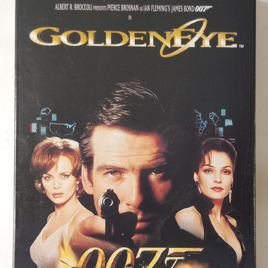 GoldenEye VHS 1995 Pierce Brosnan Sean Bean James Bond Action