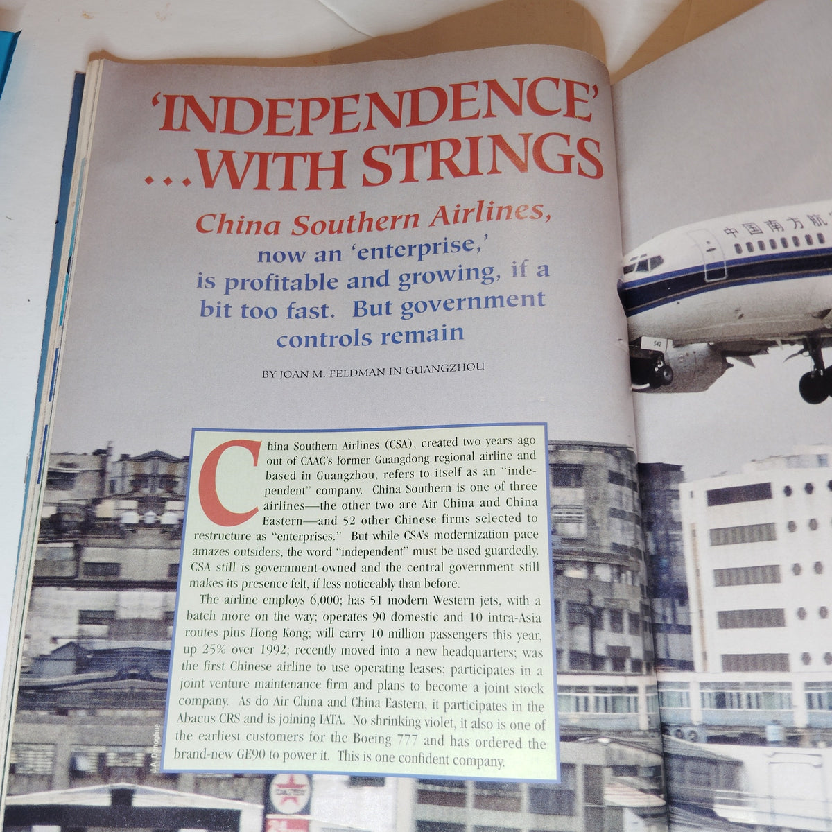 Vintage Air Transport World - Airlines Clean Up! October 1993 Magazine