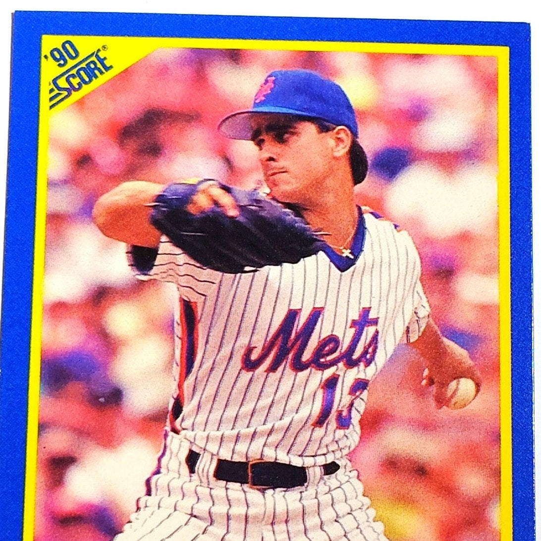 1990 Score Jeff Musselman #525 New York Mets Relief Pitcher MLB Baseball EX