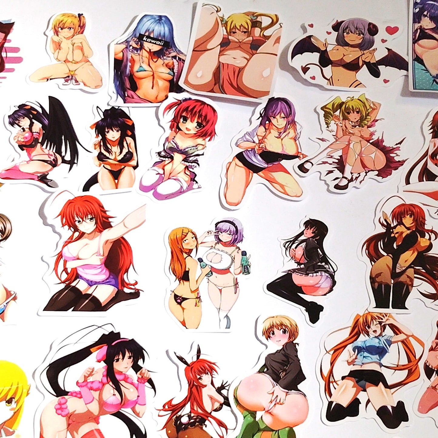 69‑Pc Sexy Hentai Anime Vinyl Sticker Pack Waterproof Decals
