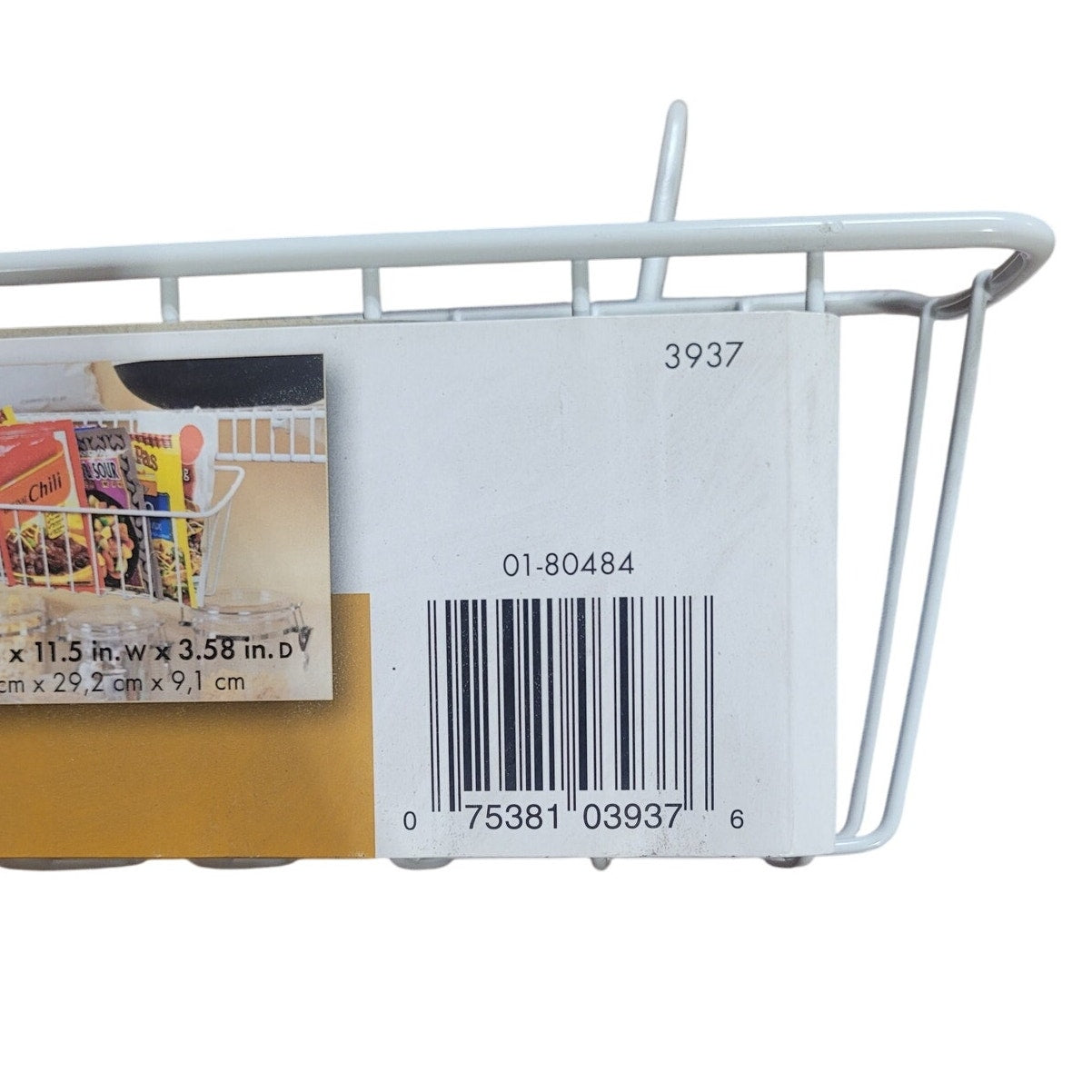 ClosetMaid 3937 Packet Pal, White, 11.5" wide, 5.75" high, and 3.75" Deep