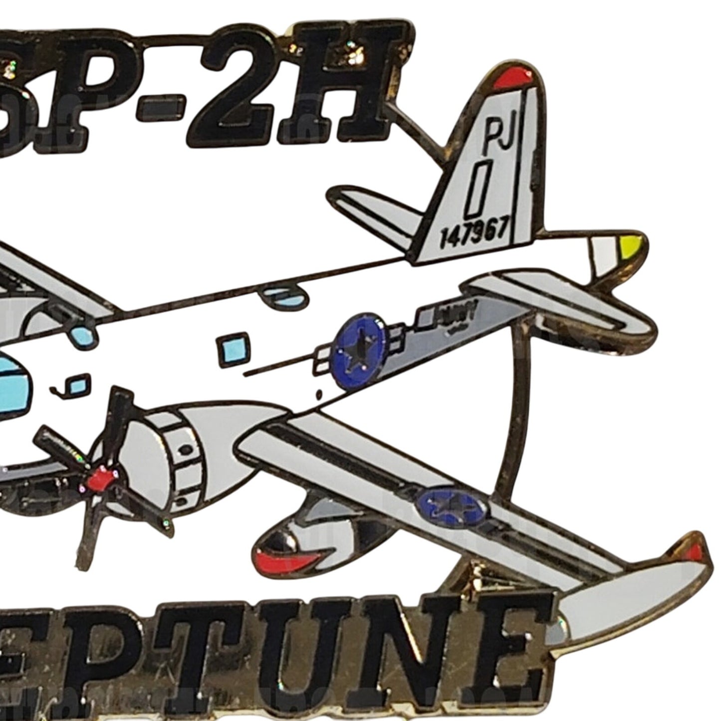 Neptune SP-2H Aircraft, Collector's Hat, Lapel, Brooch Pin 1-3/8"W x 1"H