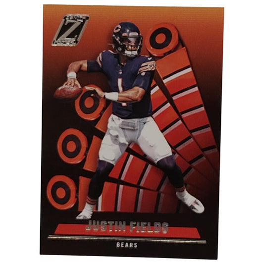 Justin Fields, Chicago Bears, NFL 2022 Panini-Zenith Card 40, EX/NM