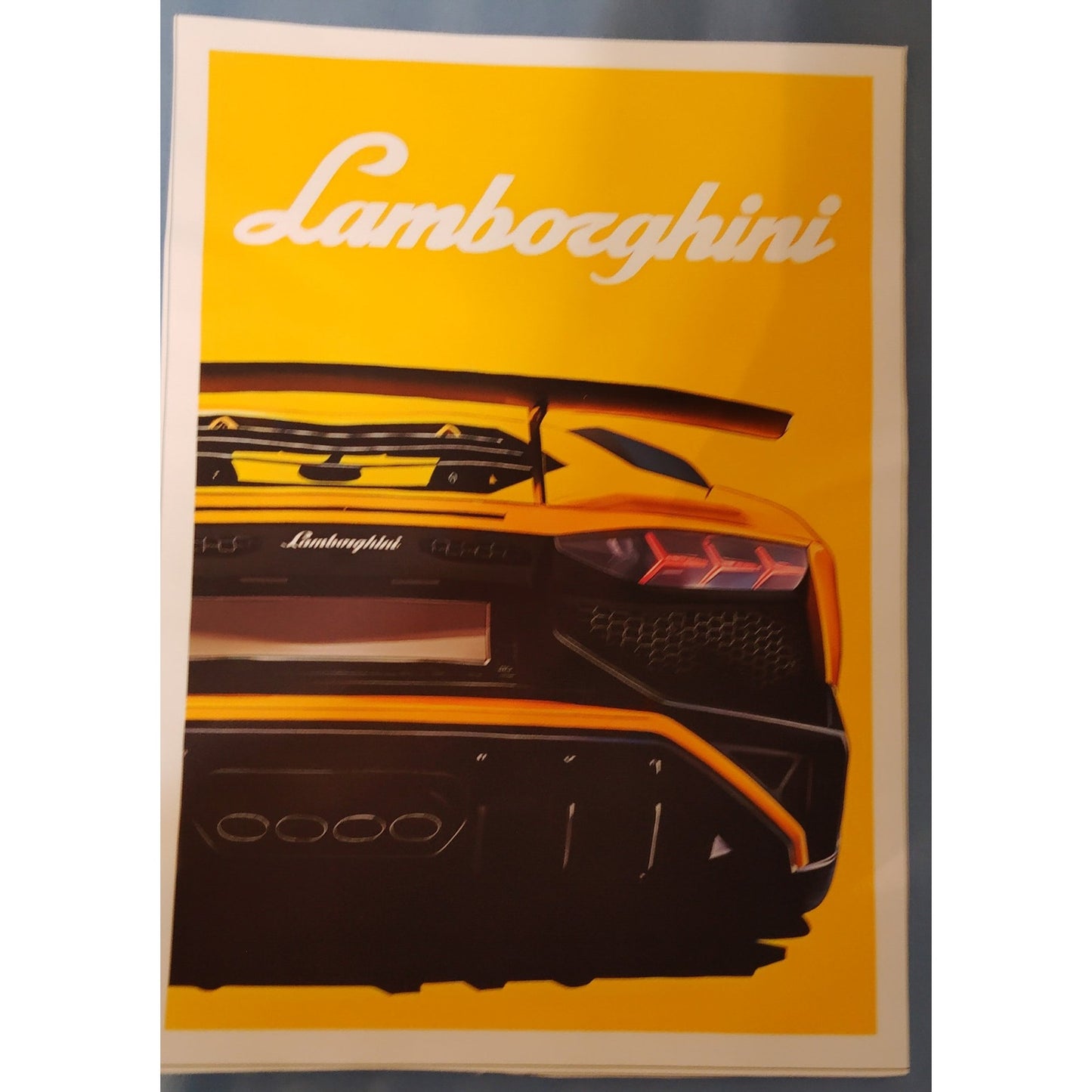 Supercar Canvas Poster Set 6‑Piece Racing Wall Art Prints 8x12 in Unframed