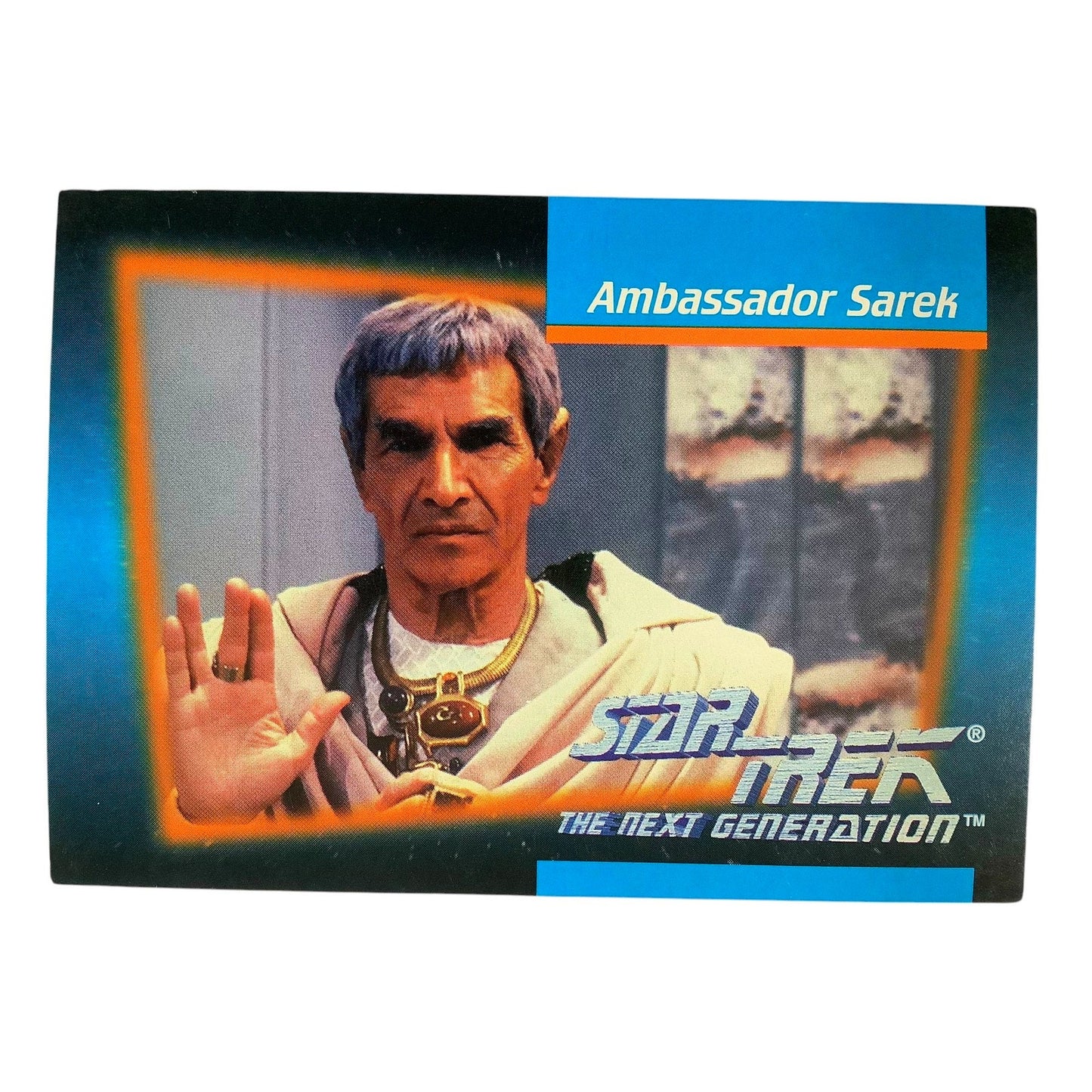 Ambassador Sarek, Star Trek, The Next Generation, 1992, Impel Card No.023