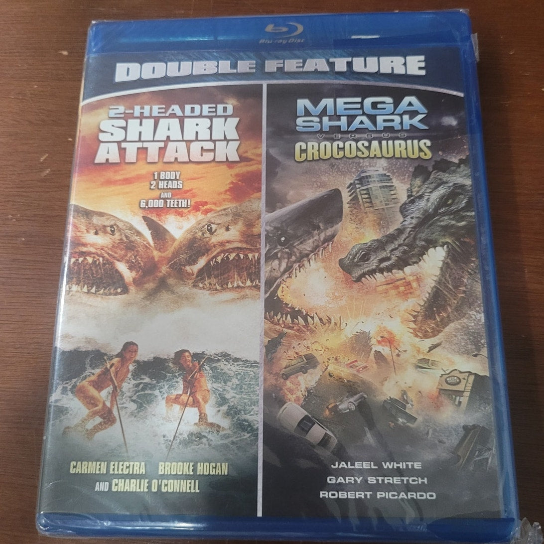 Mega Shark vs Crocosaurus + 2-Headed Shark Attack Blu-ray Double Feature 2011
