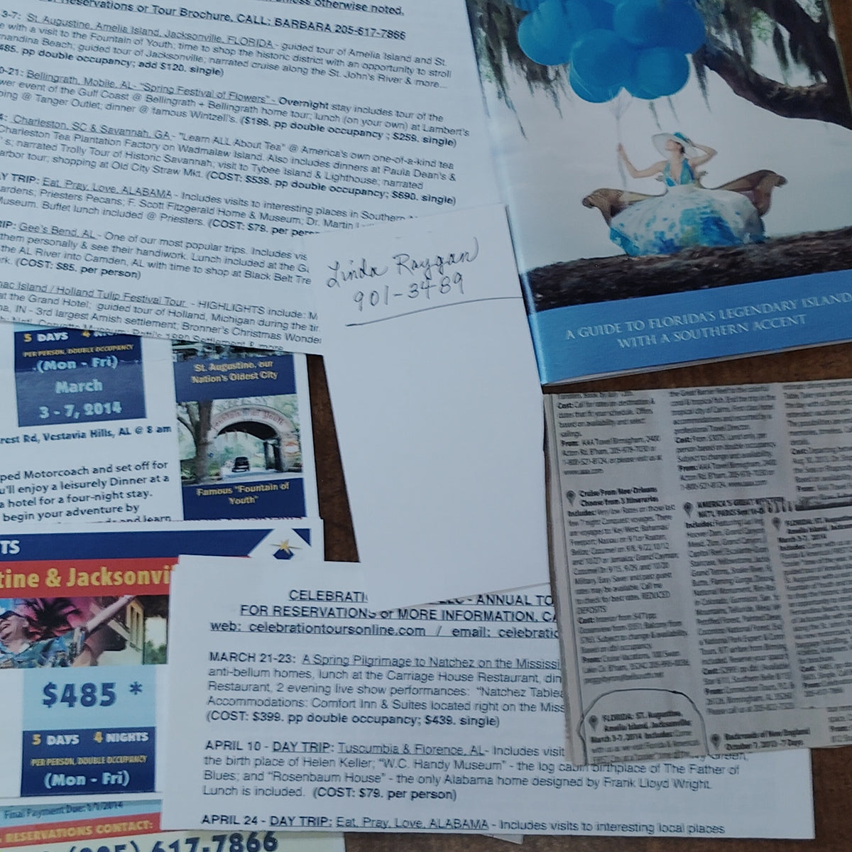 Amelia Island FL Vintage Travel Ephemera Brochures & Info from Estate
