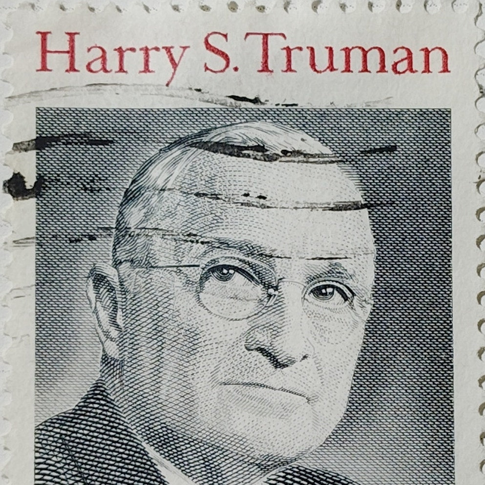 1973 US Postage Stamp Scott #1499 8c Harry S. Truman President Used Canceled