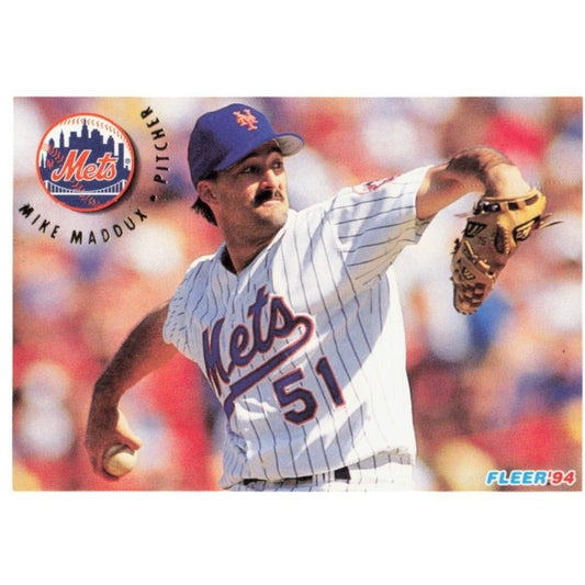 Mike Maddux, New York Mets, #571, 1994 Fleer Baseball Collector's Card