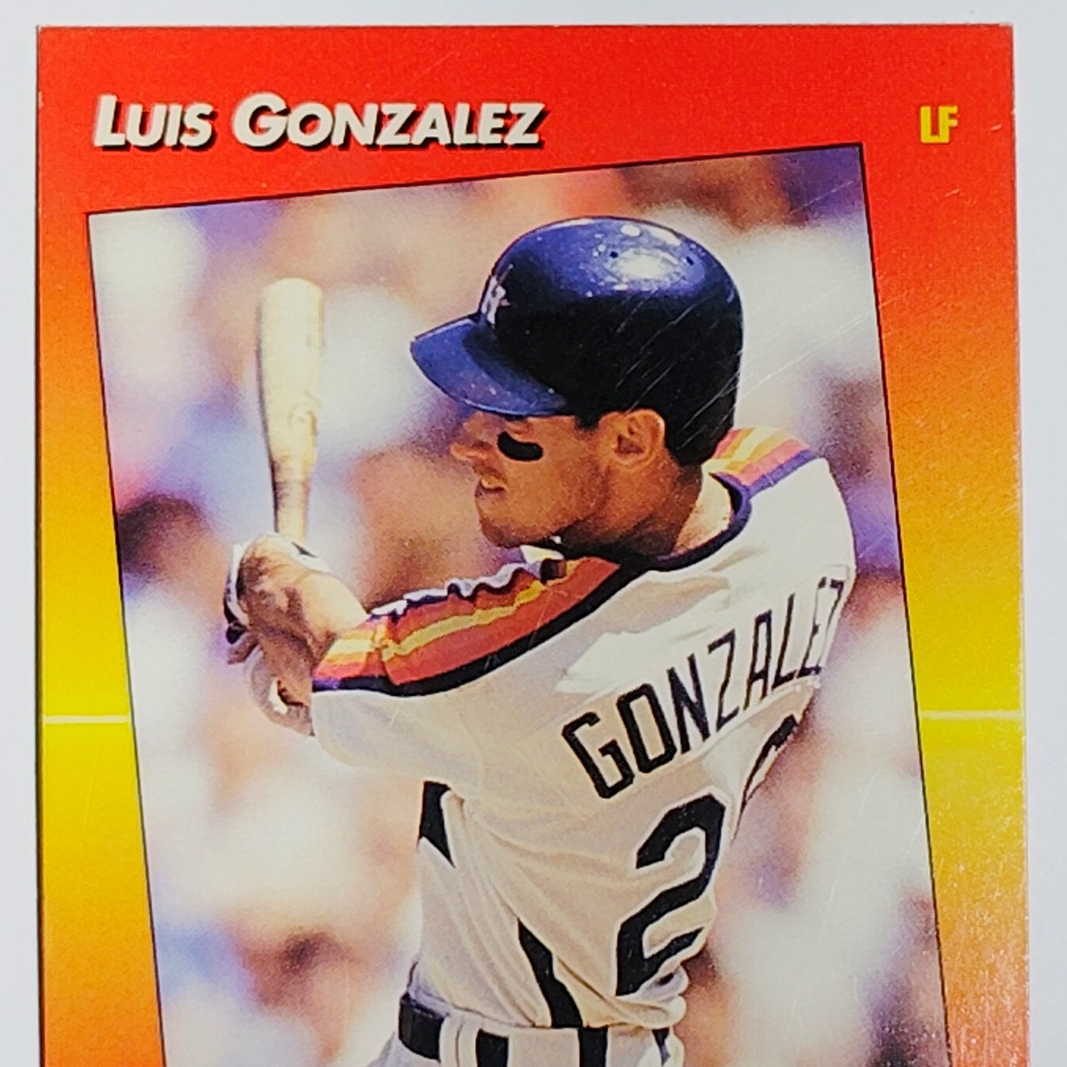 1992 Triple Play Luis Gonzalez Card #210 Houston Astros OF VG/EX