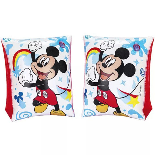 Disney Junior Armbands Floaties, Mickey Mouse, Ages 3-6, 6.5" x 5" x 6" Inflated