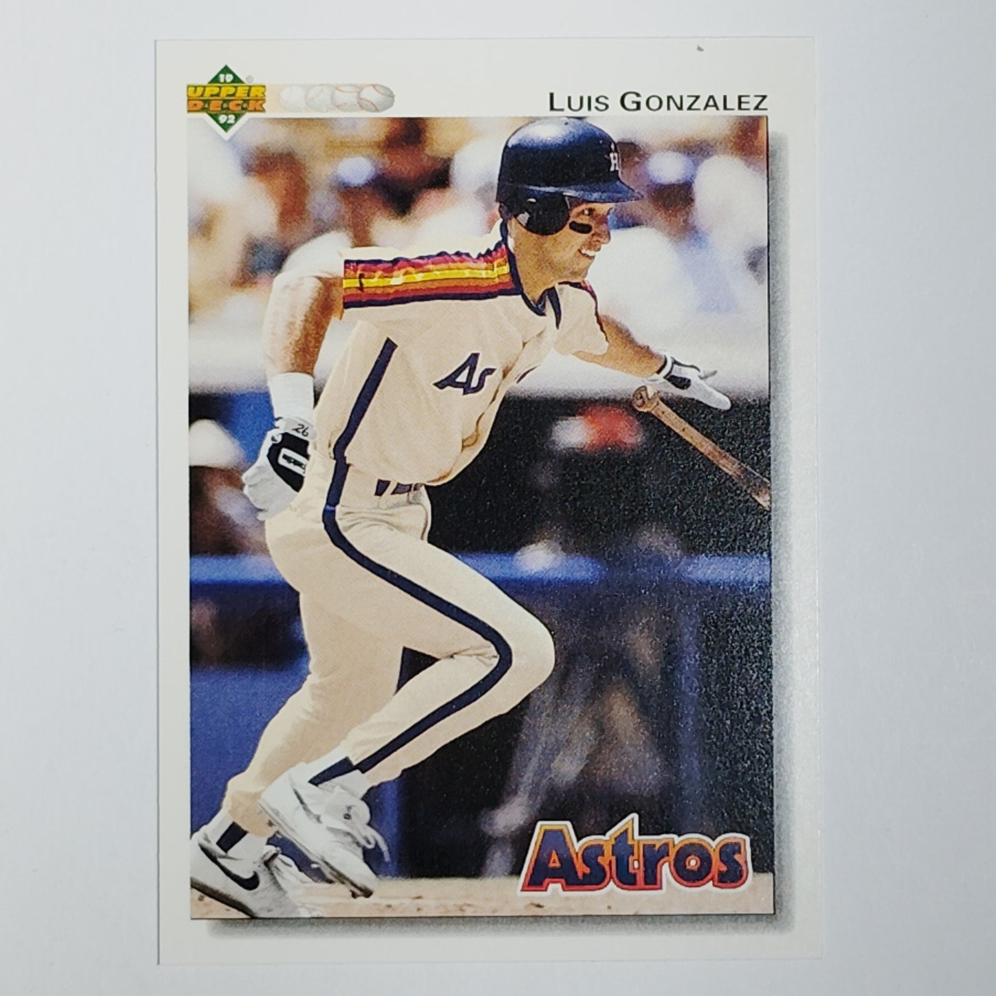 1992 Upper Deck Luis Gonzalez #372 Houston Astros Outfielder Running - VG/EX