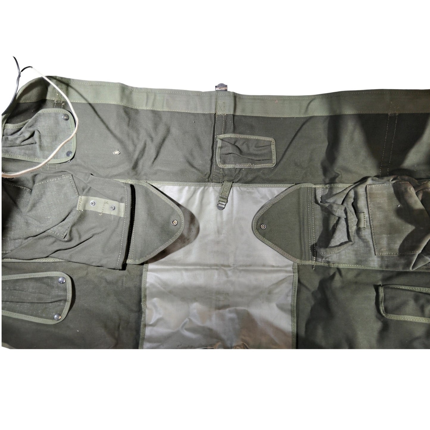U.S. Army CW-206/GR Radio Antenna Canvas Carry Bag 1950s–1960s Era GRC/VRC Series NOS