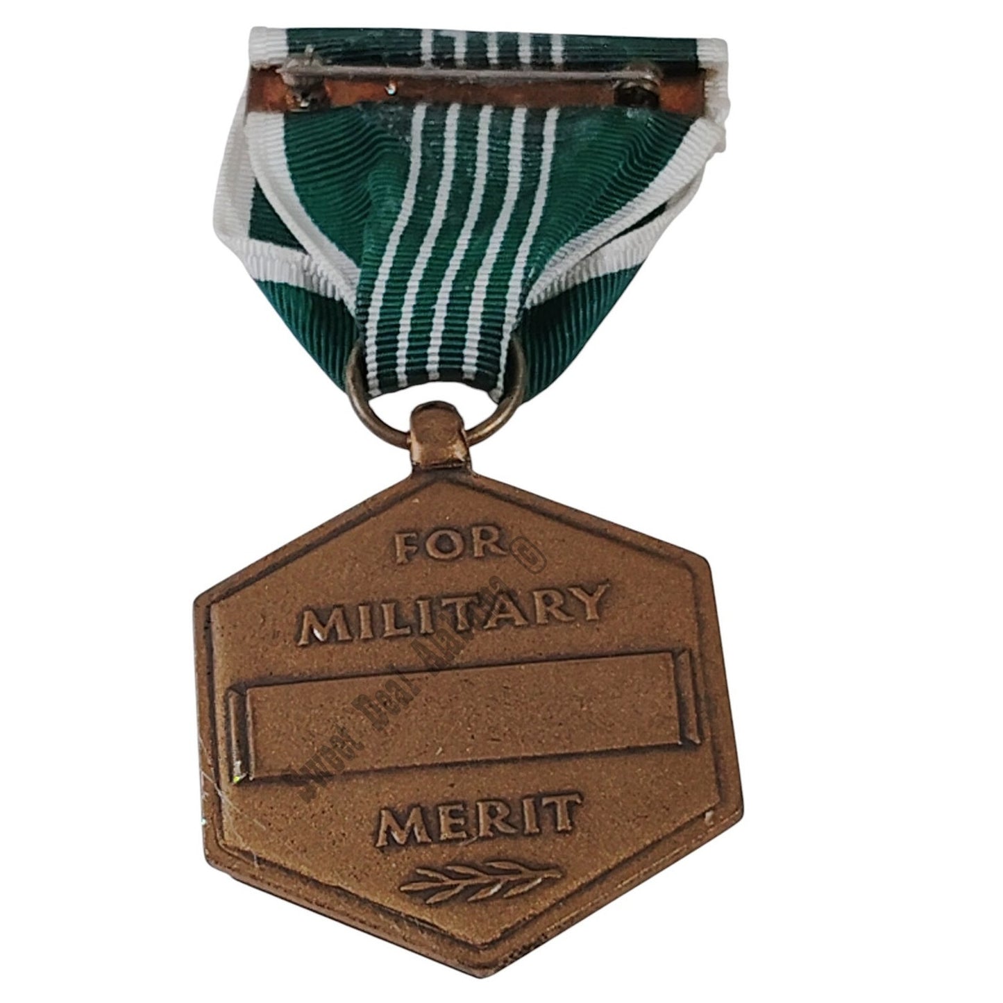 U.S. Army Commendation Medal Pinback, 1-3/8"W x 1-1/2"H, 3-1/4"H Overall