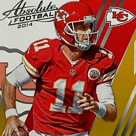 Alex Smith, Kansas City Chiefs, NFL Panini Absolute Football 2014 Card 45, EX/NM