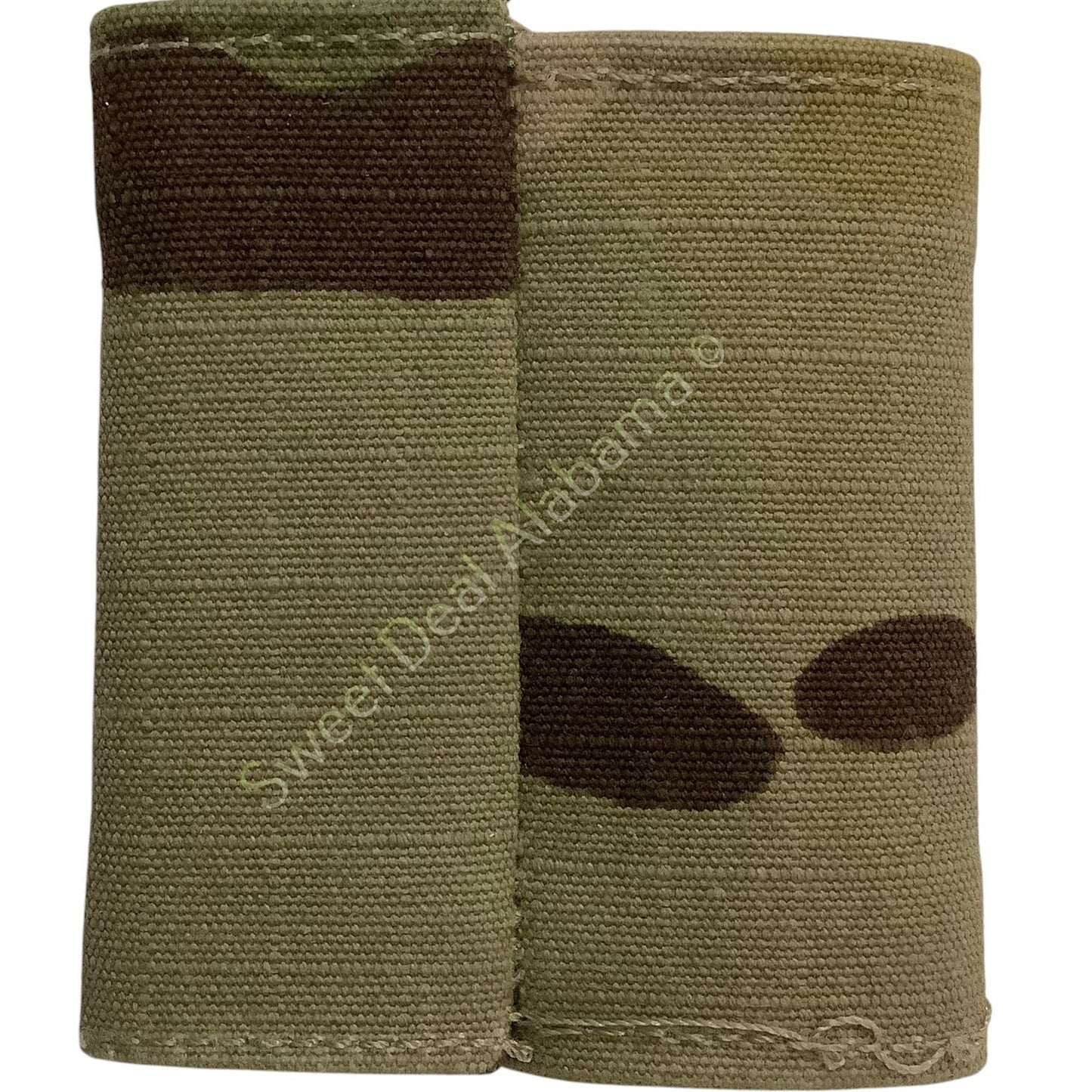 U.S. Army Embroidered Sgt. Major OCP Slip-On Rank Insignia, Multi-Camo 2 x 1.75
