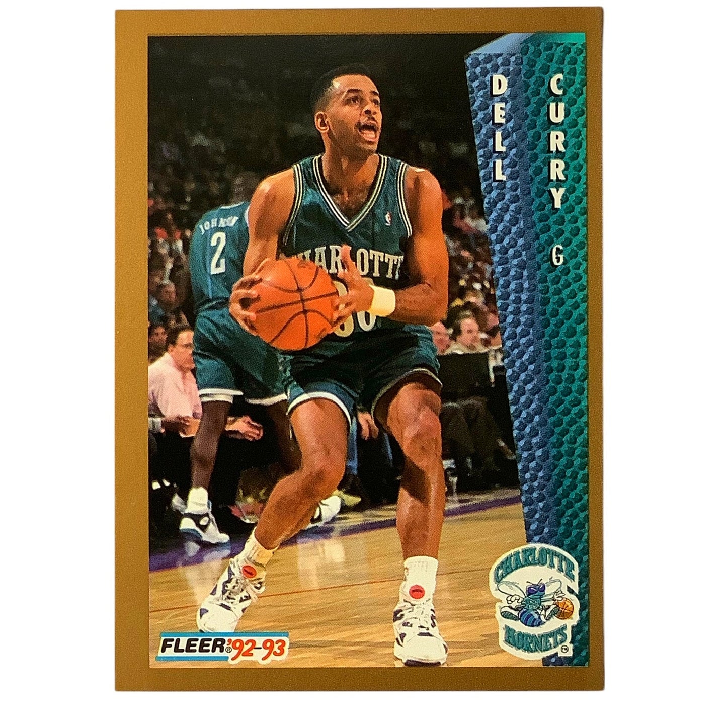 Dell Curry (G), Card #22, Charlotte Hornets, 1992-93 Fleer NBA