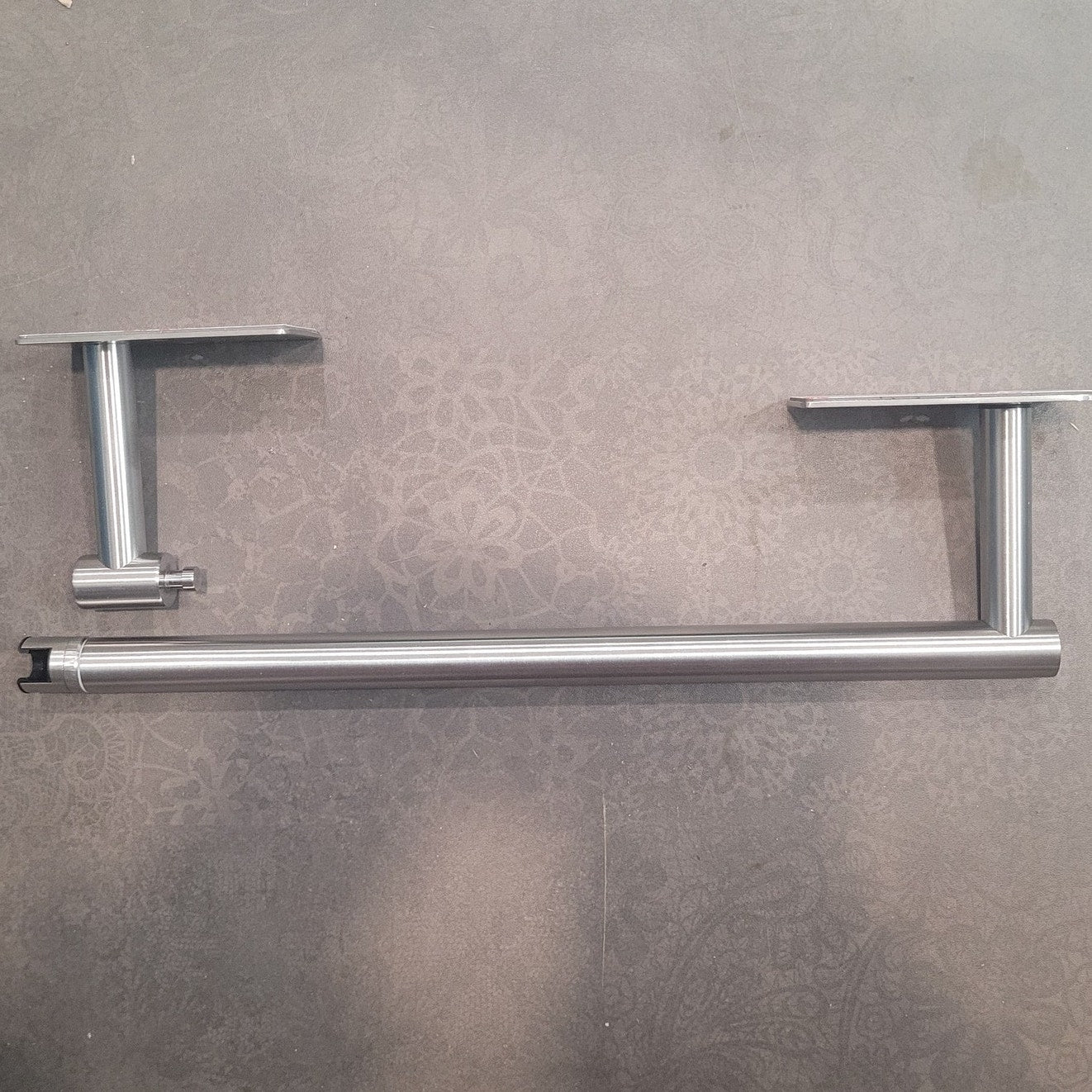 Forious Pro Stainless Wall‑Mount Single Post Toilet Paper Holder, Brushed Nickel