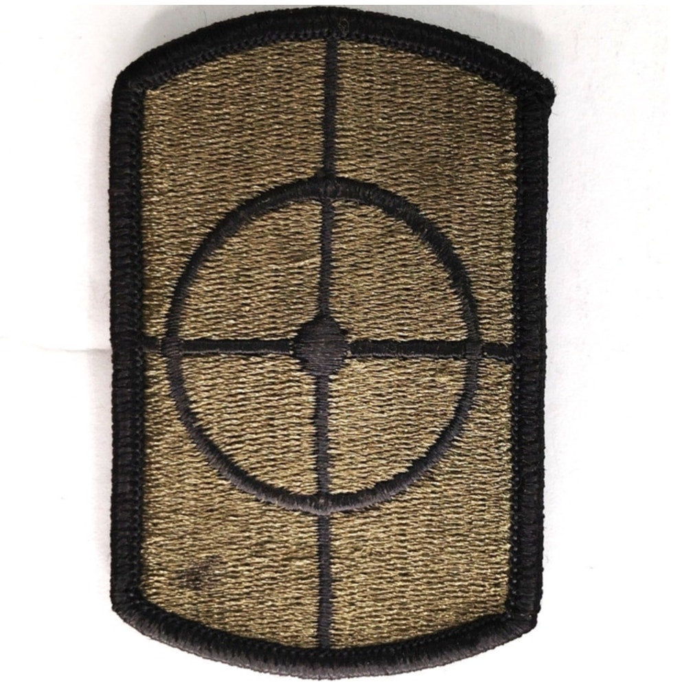 US Army 420th Engineer Brigade Patch Subdued OCP 3" × 2" Sew‑On, Embroidered