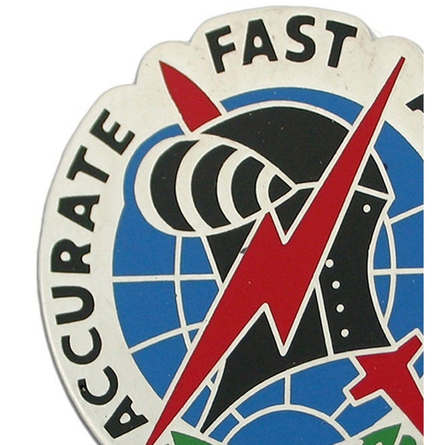 201st MI Battalion Novelty Biker Jacket Hat Lapel Pin 1‑1/4" - Made in U.S.A.
