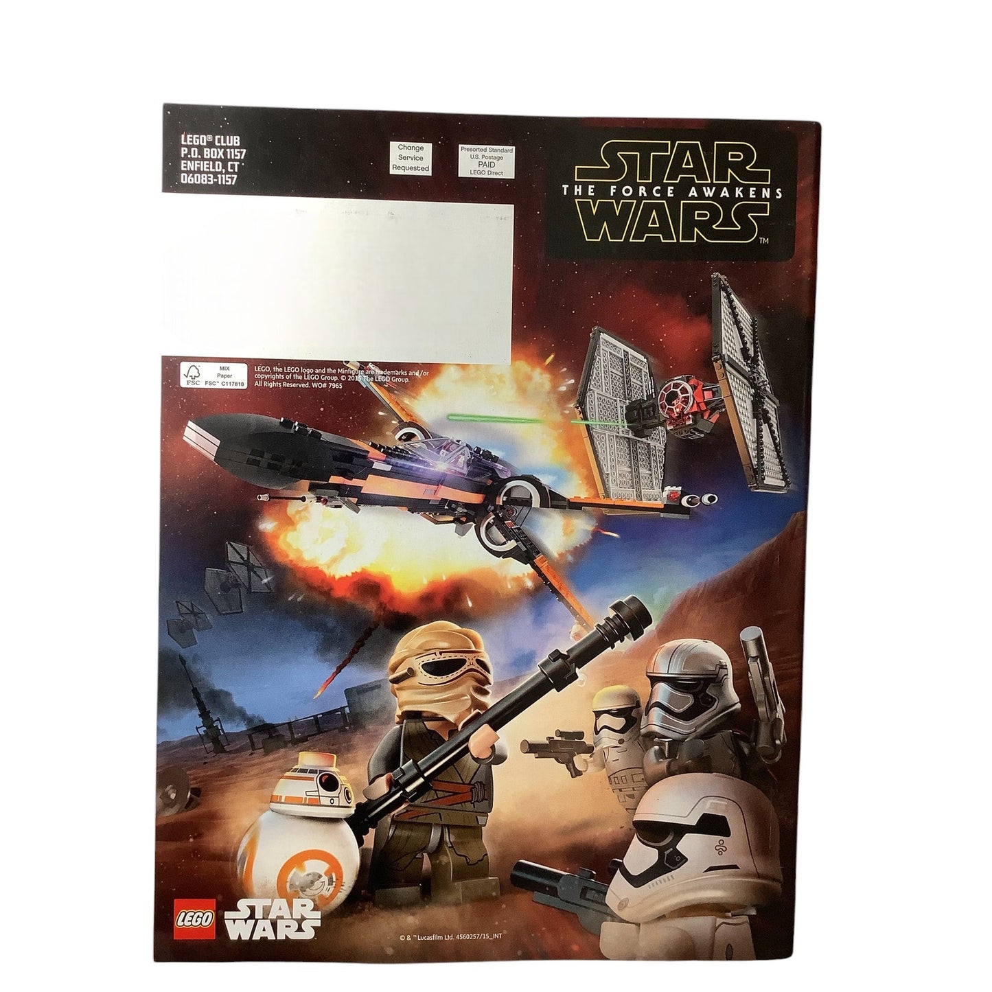 5 x Back Issues Lego Club Magazines, 5  issues from 2013-2015 Pictured