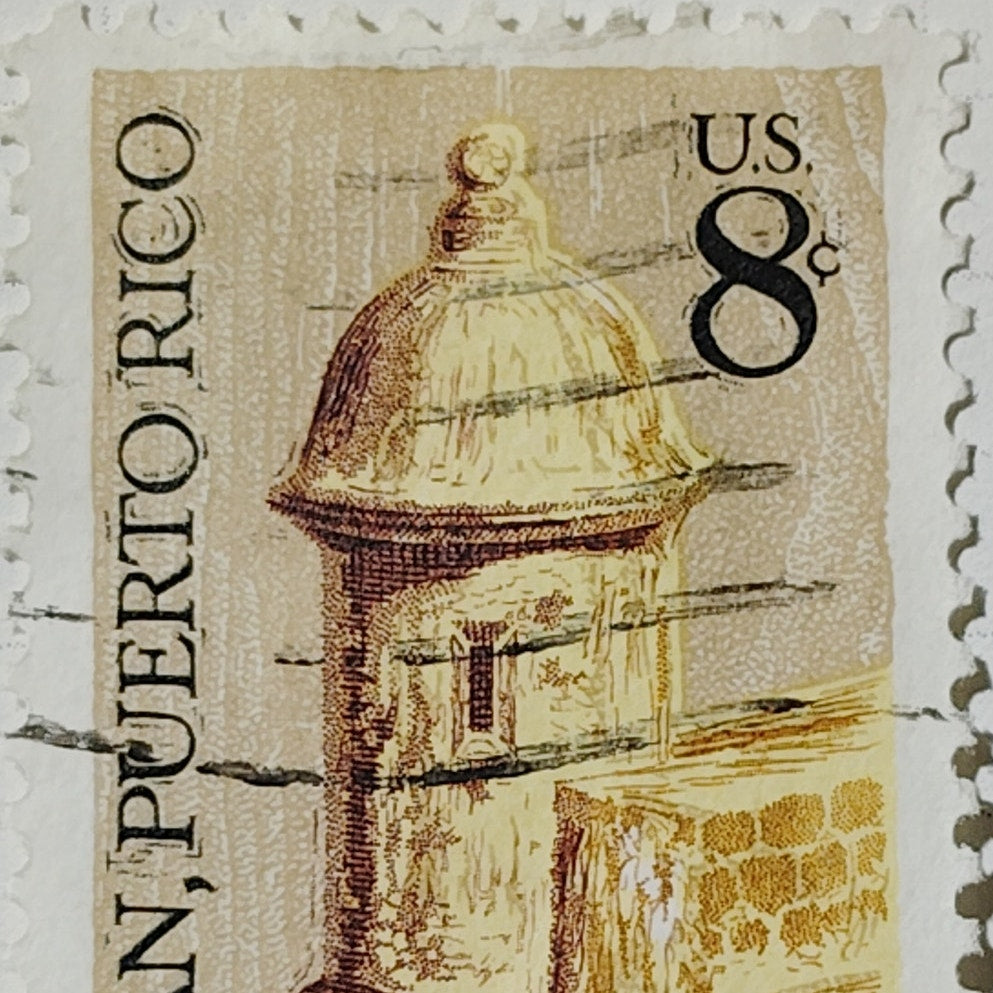 1971 US Postage Stamp Scott #1437 8c San Juan Puerto Rico 450th Anniv Canceled