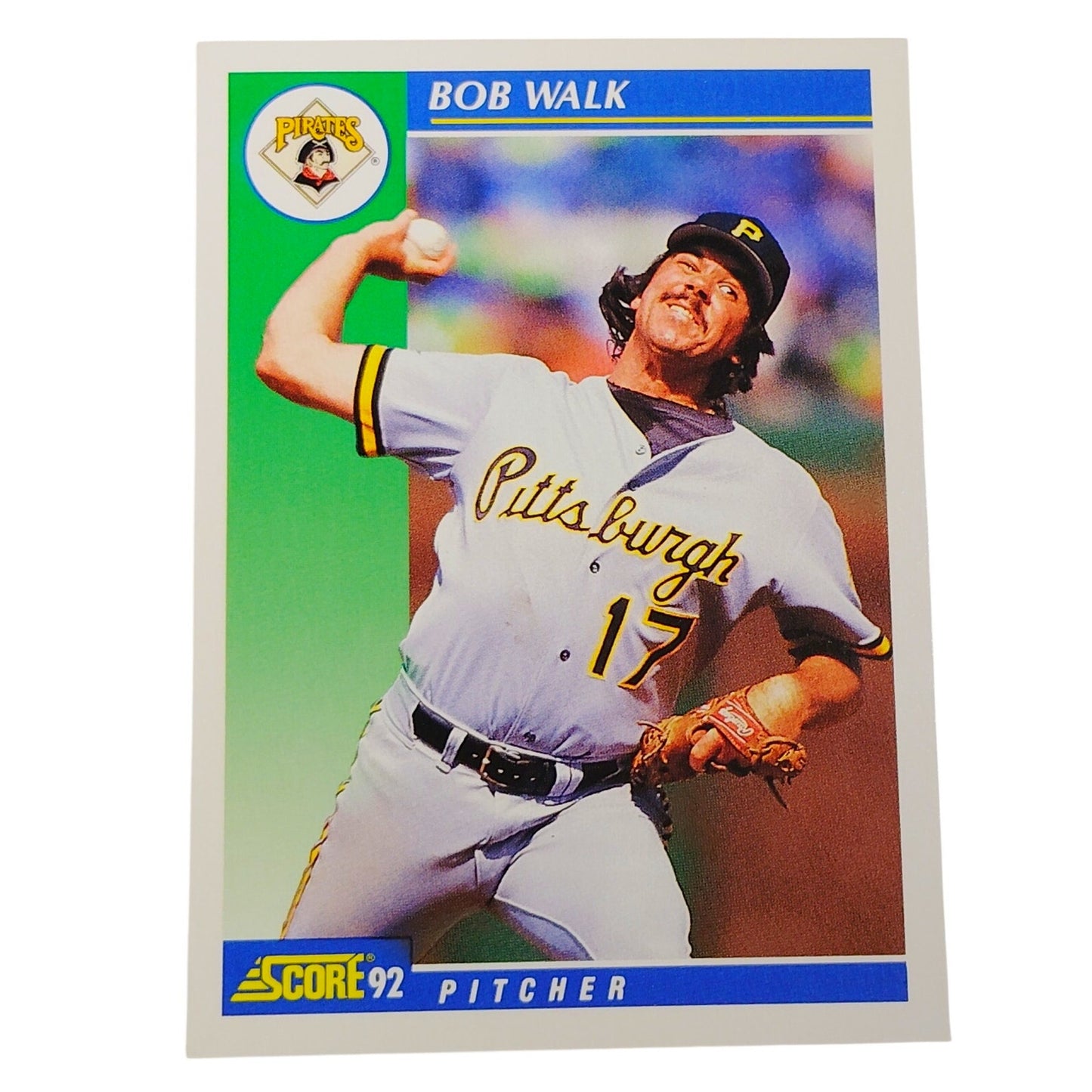 1992 Score Bob Walk #54 Pittsburgh Pirates Pitcher MLB Baseball NM