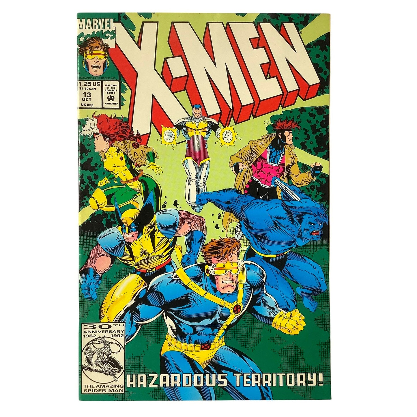 Marvel Comic's X-Men #13, Hazardous Territory!, Oct 1992, VF/NM 9.0