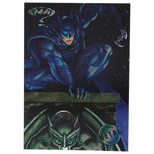 Sentinel 1995 Gotham City Metal Batman Forever Collector’s Card #42 – DC Comics