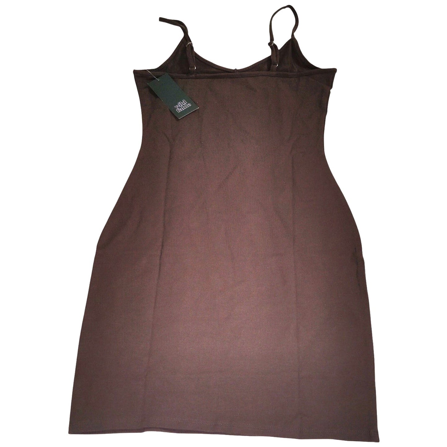 Wild Fable Women’s Strappy Bodycon Knit Dress Dark Brown Medium